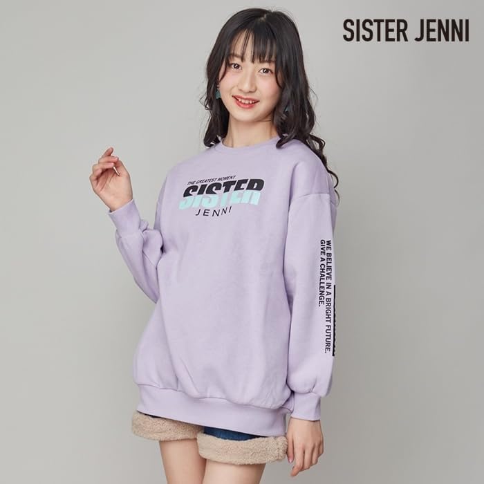 シスタージェニー まとめ売り 早い者勝ち Amazon.co.jp: [SISTER JENNI] 裏起毛バイカラーロゴBIGトレーナー